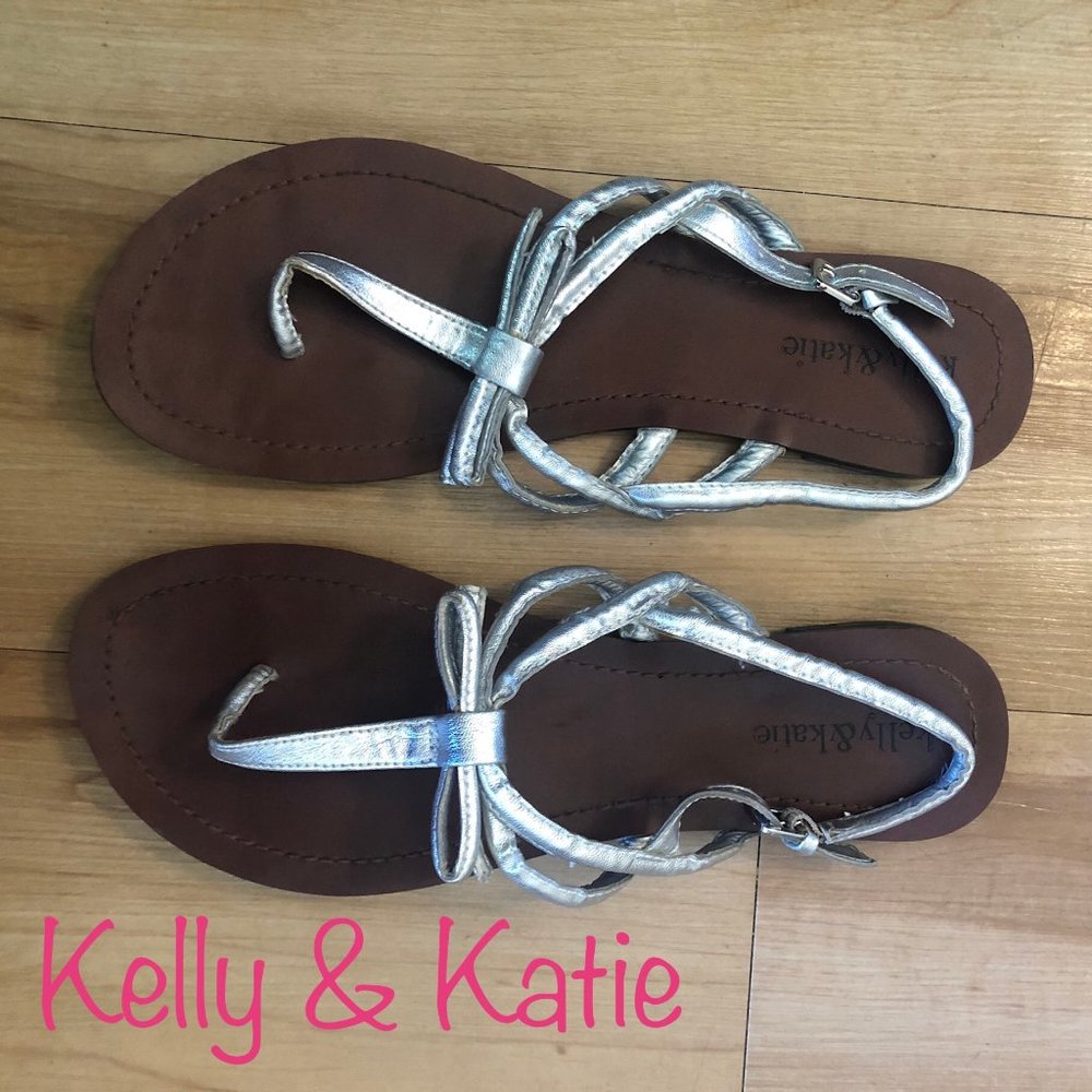 Kelly & Katie Silver Sandals